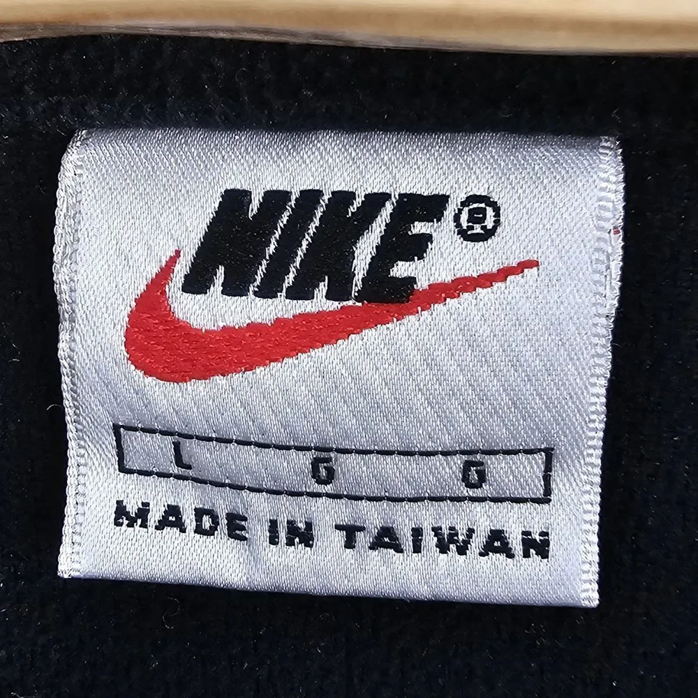 Vintage Nike 1/2 Zip Pullover Mens Large Fleece Therma Fit Swoosh Logo‎ 90s Y2K